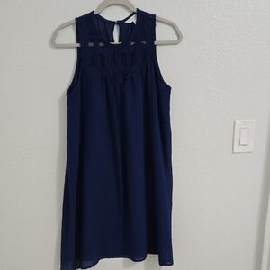 Charming Charlie Royal Blue Lace Dress